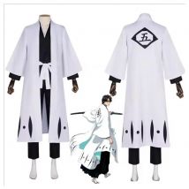 Anime Bleach Aizen Sousuke Cosplay Kostüm Sets Bleach Thousand Year Blood War Gotei 13 Team NO 5 NO 6 Kapitän Robe Kimono Outfits