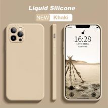 Etui na iPhone 17 16 15 14 13 11 12 Pro Max Mini Oficjalne etui z płynnego silikonu na iPhone X XS XR 7 8 Plus SE 2020