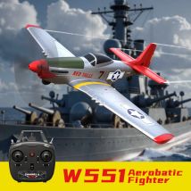 Neue P51 Mustang RC Fighters 2,4G 4CH One-key-Kunstflug RC Fighters mit Xpilot Stabilisierung Warbird Flugzeug Spielzeug geschenke ﻿