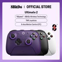 Bezprzewodowy kontroler gier 8BitDo Ultimate 2 do komputerów PC i Android z joystickami TMR,