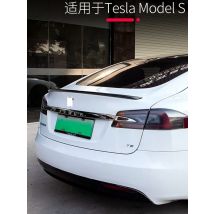 Car Styling For Tesla Model S 4 Door Sedan 2012 2013 2014 2015 2016 New Carbon Fiber Rear Spoiler Tail Trunk Wing Boot Molding