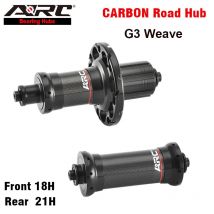 ARC Carbon Road Hub Front 18Holes 100mm Rear 21Holes 130mm Straight Pull Bicycle Hub 6 pawls 72 clicks Bike Hub G3 Wheel weave