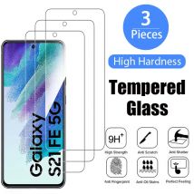 3 pezzi di vetro temperato per Samsung A6 A7 A8 Plus A9 2018 A3 A5 A7 J3 J5 J7 2016 J4 J6 proteggi schermo per Galaxy S20 S21 FE glass