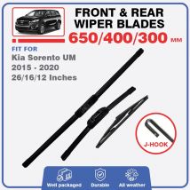 For Kia Sorento UM 2015 2016 2017 2018 2019 2020 Front Rear Windshield Wiper Blades Windscreen Window Cleaning Brush Accessories
