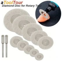 Lama diamantata con disco tagliato, sega circolare, disco utensile rotante, mini trapano, legno, pietra, plastica, vetro, ceramica, taglierina affilata