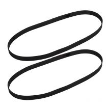 2 Stück Breite 4mm 5mm Dicke 0,6mm flacher Übertragungs riemen für LP Vinyl Plattenspieler Phonograph Grammophon Plattenspieler Antriebs riemen