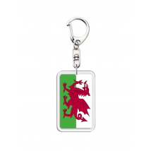 Wales National Flag Pendant Keychain Men's and Women's Car Key Ring