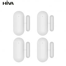 Sensor magnético inalámbrico para puerta y ventana, modo de codificación EV1527, RF 433MHz, sistema de alarma de seguridad para el hogar, Kits de alarma antirrobo, gran oferta