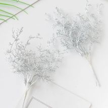 4/8Pcs Künstliche Pflanzen Goldene Silbrig Gefälschte Zweig Weihnachten DIY Baum Vase Füllstoffe Zubehör Hause Zimmer Hochzeit Bunte decora