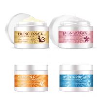 25g Sakura Schnecke Kollagen Gesichts creme pflegen entfernen Falten Hyaluron säure Gesichts pflege creme Vitamin C sogar Hautton