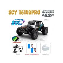 SCY 16103 16103PRO 1:16 80KM/H OR 50KM/H 4WD RC Car With LED Remote Control Cars High Speed Drift Monster Truck for Kids Toys