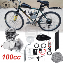 Samger 50/80/100CC Fahrrad-Benzinmotor-Kit 2-Takt-Pocket-Bike-Motor für DIY-Elektrofahrrad,