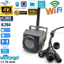 2.4g e 5g Wifi 1080P 5MP IMX335 8MP IMX415 Mini Impermeabile IP66 Slot per scheda TF IR 940nm Telecamera IP Wifi All'aperto per auto e flotta di veicoli
