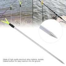 50/80/100cm supporto per canna da pesca fisso regolabile estensibile asta telescopica in metallo Y staffa di supporto accessori per la pesca