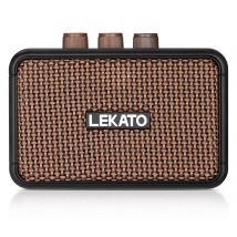 Lekato Mini-Gitarrenverstärker, 5 W, E-Gitarrenverstärker, kleiner Übungs-Gitarrenverstärker mit Bluetooth, sauberen Overdrive-Kanälen, Lautsprecher