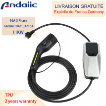 Tipo 1 tipo 2 EV caricabatterie scatola di ricarica elettrica per auto elettrica 6A-16A 10 metri 4 metri 1 fase EVSE cavo di ricarica modalità 2