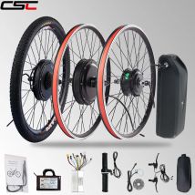 CSC Elektrofahrrad-Umrüstsatz 36 V 250 W 350 W 500 W E-Bike vorne hinten Kit 48 V 1000 W 1500 W Elektrofahrrad MTX-Radnabenmotor