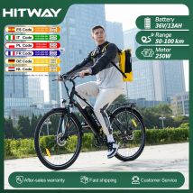 HITWAY Elektrofahrrad, 28 Zoll Elektrofahrräder, City E-Bike mit herausnehmbarem Akku 36V 13Ah, Motor 250W, 7 Gänge