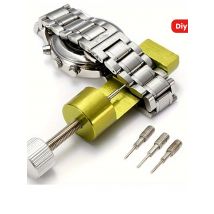 2pcs DIY Metal Watch Band Strap Link Pin Remover Repair Tool Kit for Watchmakers with Pack of 3 Extra Pins Mini Watchband Tools
