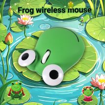 Nette Frosch Maus Drahtlose Dual-modus Bluetooth Leichte Tragbare System Universal Mute-Taste Büro Verwenden Kind Geschenk Mause