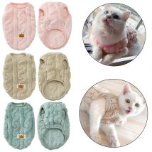 Soft Fleece Pet Cat Clothes Autumn Winter Cats Vest Apparel Puppy Jacket Shirt Kitten Sweater Coat Cute Chihuahua Costume Outfit