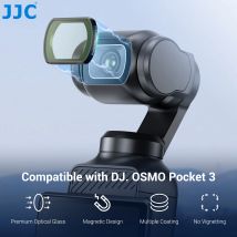 JJC Magnetischer schwarzer Diffusionsfilter 1/4 für DJI Osmo Pocket 3, kreativer Nebel, filmische Effektfilter, Fotografiefilter