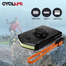 CYCLAMI RVL01 luz delantera de bicicleta IPX6 faros de ciclismo impermeables carga tipo C para XOSS IGS luces de ordenador carga