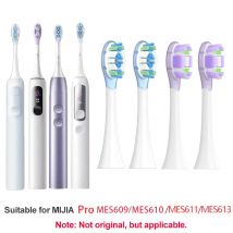 4/8 Stück Ersatzbürstenköpfe für XIAOMI MIJIA MES609/610 Pro Sonic elektrische Zahnbürste, versiegeltes Paket