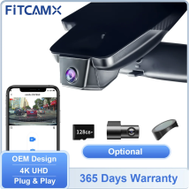 Dashcam for Toyota RAV4 2016-2026 / Venza 2019-2021 / Prius 2018-2026, FITCAMX 4K Car DVR Driving Recorder Front Rear Channel