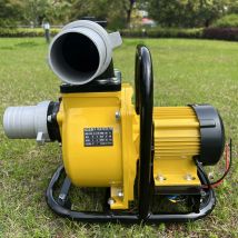 HZUSUN 1 HP solarbetriebene Sprinkler-Druckerhöhungspumpe für Bewässerungssystem, 7,6 cm, tragbare Haushaltswasserdruckpumpe mit hohem Durchfluss