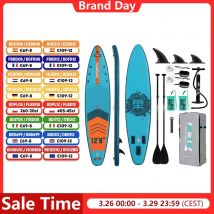 FunWater Stand Up Paddle Board di grandi dimensioni 385×85×15CM Tavola da paddle gonfiabile Tavola da surf Tavola da surf Sup Tavola da paddle antiscivolo