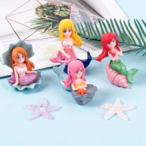 Unter dem Meer Meerjungfrauenschwanz Cupcake Topper Meerjungfrau Kuchen Topper für Meerjungfrau Thema Geburtstag Party Dekoration Babyparty Zubehör