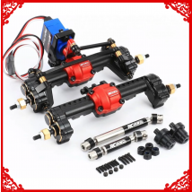 RCAWD TRX4M Portalachsenbaugruppe + Getriebewelle + Servo für TRX4M TRX4-M 1/18 RC Crawler Car Upgrades Teile
