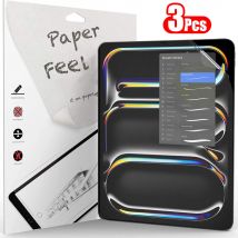 3 sztuki papierowych ochraniaczy ekranu do iPada Air 11 Pro 13 2024 10. 9. generacji 8 7 6 Air 5 4 Pro 11 12.9 10.5 Bez szkła