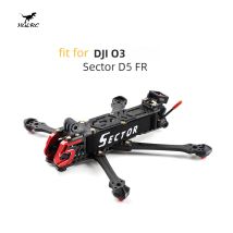 Hglrc sektor x5 210mm sektor d5 225mm kohle faser 5mm arm für fpv freestyle 5 zoll analoge digitale drohnen