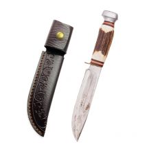Knife Holster Pocket Sheath Handmade Pouches Leathers Straight