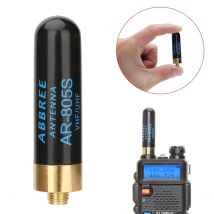 ABBREE Mini Walkie Talkie Antenna AR-805S SMA- Female Dual Band High Gain For Baofeng BF-888S UV-5R UV-21 PRO Ham Radio