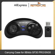Retro flag klassische 2,4g Controller-m drahtlose Gamepad-Spiele für Nintendo Switch Windows MD Mini/Mini 2 und Himbeer-Pi-Konsole