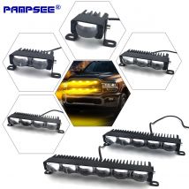 LED Headlight Bumper Projector Lens Fog Lamps Work Light Car Grill Light Mini Driving Light Auxiliary Lights For Car Motorcycle