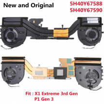 Nuovo originale SWG Dis CPU ventola di raffreddamento dissipatore di calore per Lenovo ThinkPad X1 Extreme 3rd P1 Gen 3 Laptop 5H40Y67590 5H40Y67588