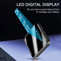 Kit di alimentazione mobile per batteria 18650 da 3 pezzi senza saldatura fai-da-te con scatola di protezione della batteria digitale Custodia del tesoro di ricarica