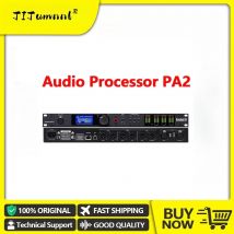 Profesjonalny sprzęt audio do sceny Driverack PA2 kompatybilny z oryginalnym oprogramowaniem, 2 wejścia 6 wyjść, system zarządzania głośnikami.