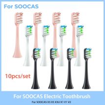 Testine di ricambio per Xiaomi SOOCAS X3 X5 V1 X3U 5-10 pezzi Testine di setole Spazzolino elettrico Dupont Setola sigillata confezionata