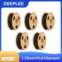 DEEPLEE Filamento PLA da 5/10 kg 1,75 mm Colori vivaci Materiali di consumo per stampante 3D FDM Stringatura bassa, filamento Deeplee ad alta precisione