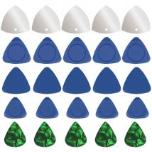 Herramienta de apertura de palanca de plástico triangular Universal, 50 piezas, para iPhone, teléfono móvil, portátil, mesa, pantalla LCD, desmontaje, púas de guitarra