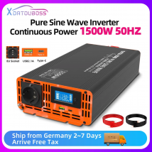Convertitore Inverter DATOUBoss 12V 220V 24V 50HZ 1500W da DC a AC con Presa EU e Spedizione in UE