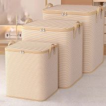 Extra große Aufbewahrungstasche, Vliesstoff, Schrank, Kleidung, Organizer, atmungsaktiv, Kleidung, Quilt, Aufbewahrungsbehälter für Zuhause, Schlafzimmer