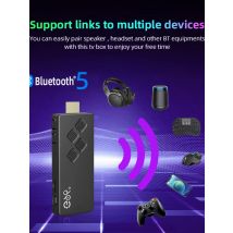 G96 high-performance android 13.0 8k ATV H313 2GB RAM 8GB ROM Q2 smart TV Stick infrared remote control tv stick Dual Wifi