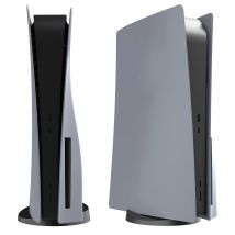 Placas grises del 30 aniversario para consola PS5, cubiertas de placa frontal ABS de primera calidad con pegatinas de logotipo para PlayStation5 PS5 Fat Disc