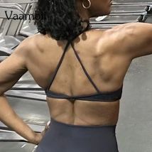 Dynamische Nahtlose Fitness Twist Schöne Zurück Ultra Nylon Bh Gym Top Workout Top Gym Tragen Frau Gym Bh Sport-Bh Für Frauen